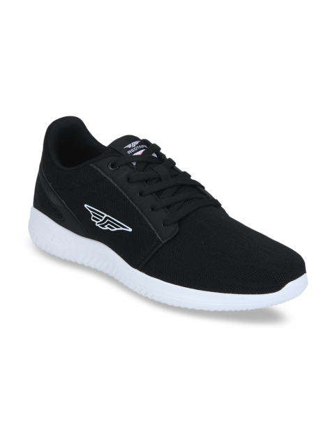 

Red Tape Men Black Textile Memory Foam Walking Shoes