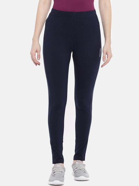 

Sweet Dreams Women Navy Blue Solid Slim-Fit Track Pants