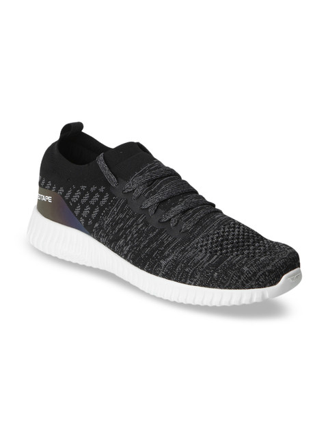 

Red Tape Men Black Textile Memory Foam Walking Shoes