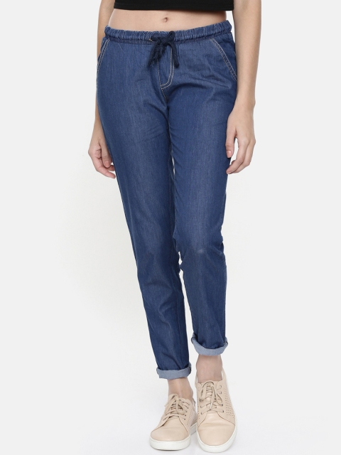 

ZHEIA Women Blue Slim Fit Mid-Rise Clean Look Jeans