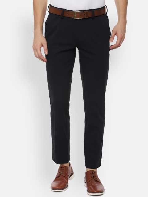 

Van Heusen Sport Men Black Slim Fit Solid Regular Trousers