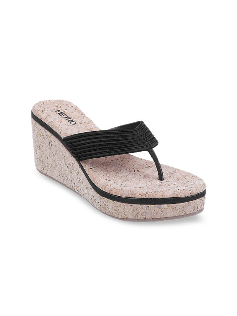 

Metro Women Black Solid Heels