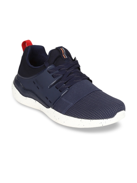 

Red Tape Men Navy Blue Textile Memory Foam Walking Shoes