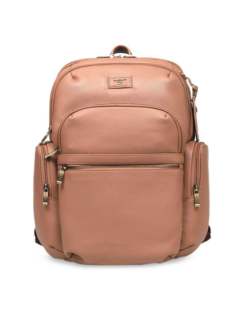 

Da Milano Unisex Brown Leather Backpack