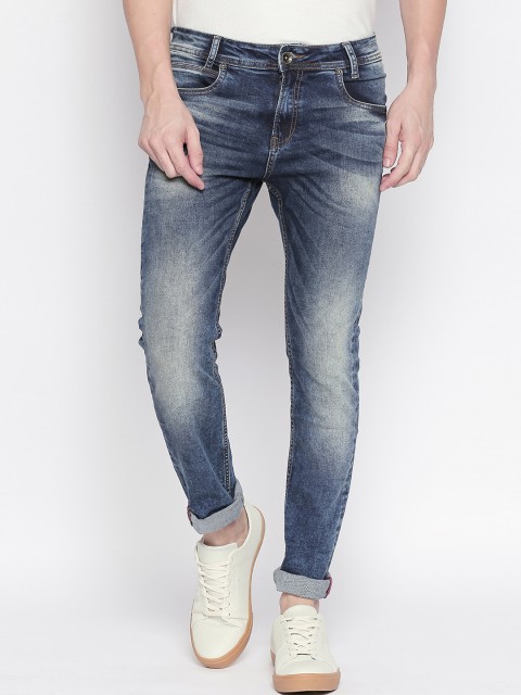 

Mufti Men Blue Skinny Fit Mid-Rise Clean Look Stretchable Jeans
