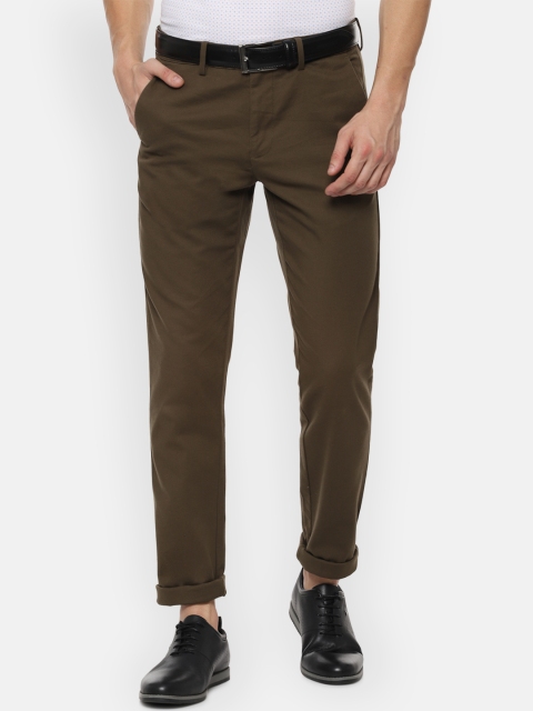 

Van Heusen Sport Men Brown Slim Fit Solid Formal Trousers