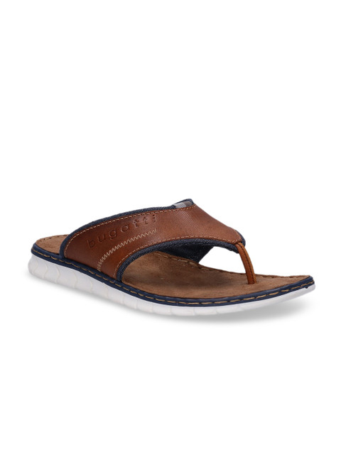 

Bugatti Men Brown Leather Comfort Sandals