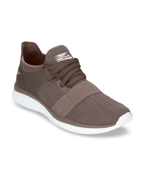 

Red Tape Men Taupe Textile Memory Foam Walking Shoes
