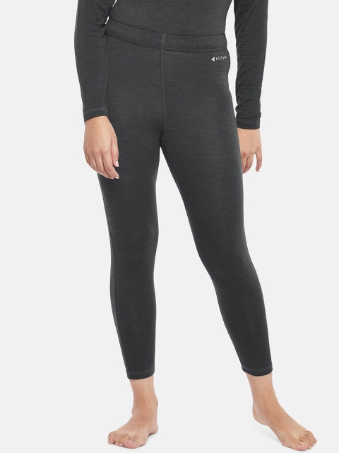 

Kosha Women Charcoal Merino Wool & Bamboo Thermal Leggings