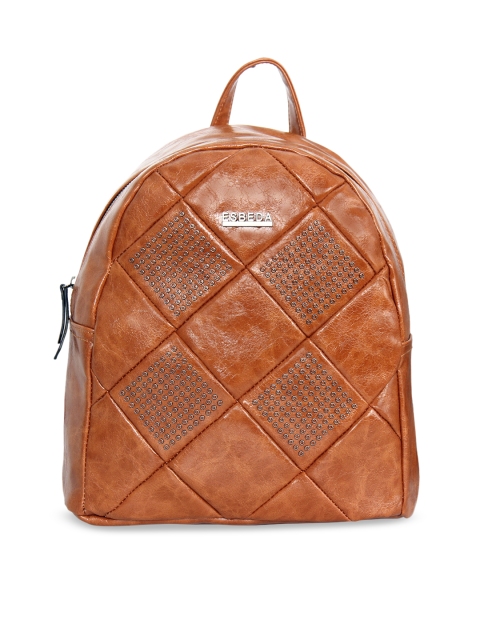 

ESBEDA Women Tan Brown Embellished Backpack
