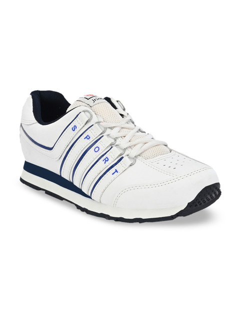 

HIROLAS Men White Running Shoes