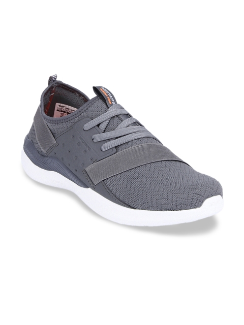 

Red Tape Men Grey Textile Memory Foam Walking Shoes