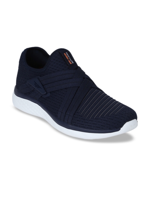 Red Tape Men Navy Blue Textile Memory Foam Walking Shoes
