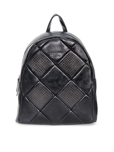 

ESBEDA Women Black Embellished Backpack