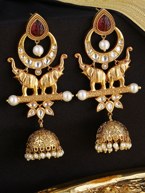 Tistabene Gold-Plated Classic Jhumkas