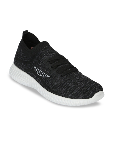 

Red Tape Men Black Textile Memory Foam Walking Shoes