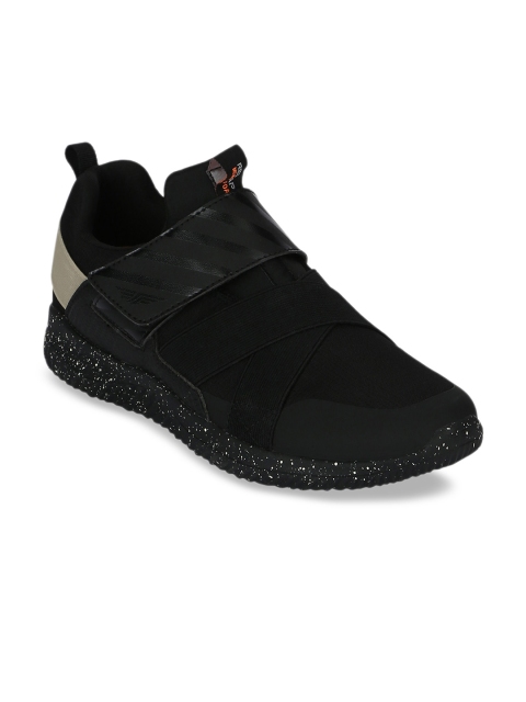 

Red Tape Men Black Textile Memory Foam Walking Shoes