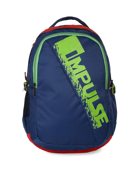 

Impulse Kids Blue & Green Brand Logo Backpack 30L