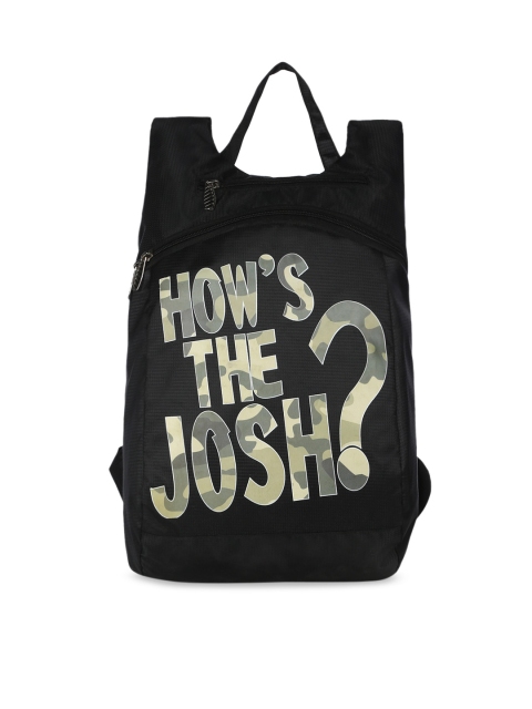 

Impulse Kids Black & Beige Hows The Josh Printed Backpack