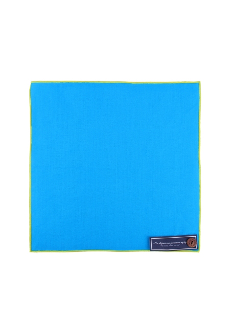 

PELUCHE Men Blue Solid Pocket Square