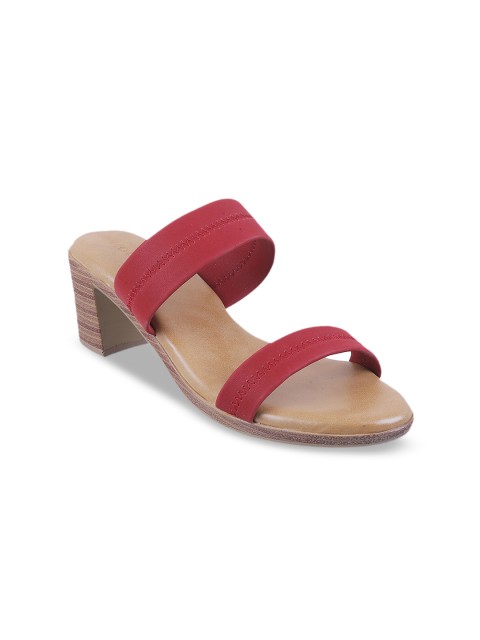 

Mochi Women Maroon Solid Heels