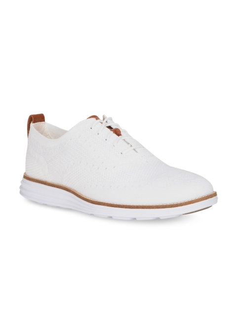 

Cole Haan Men White Original Grand Wingtip Oxford Sneakers