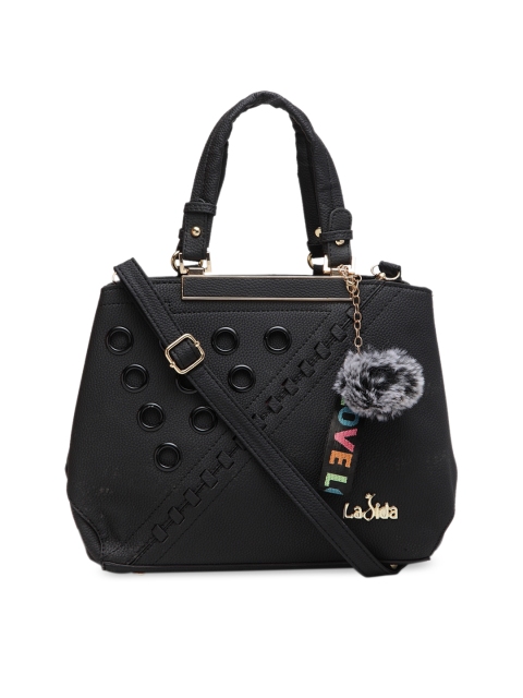 

Ladida Black Embellished Handheld Bag