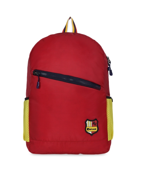 

Impulse Kids Red Solid Backpack 30L