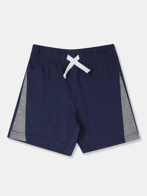 

The Childrens Place Boys Blue Solid Regular Fit Regular Shorts
