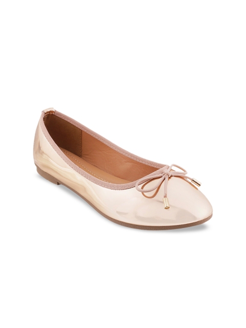 

Metro Women Rose Gold Solid Ballerinas