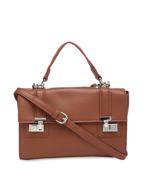 

Ladida Brown Solid Satchel