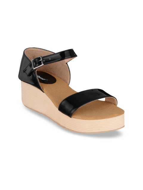 

Sherrif Shoes Women Black Solid Heels