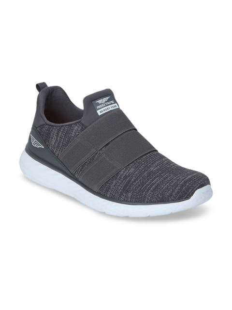 

Red Tape Men Grey Textile Memory Foam Walking Shoes