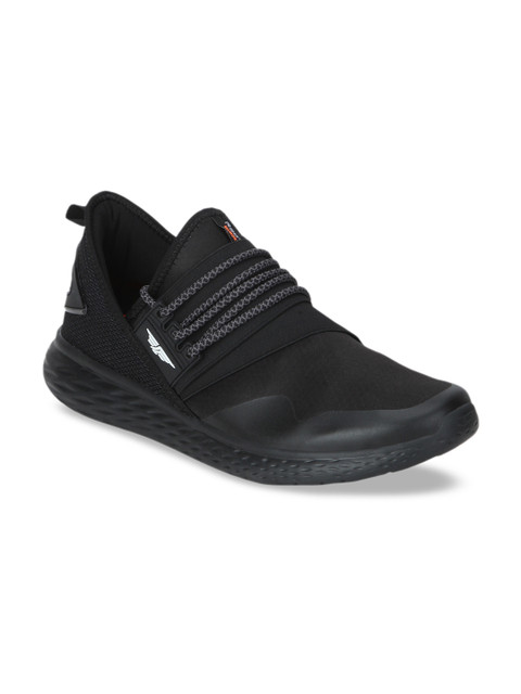 

Red Tape Men Black Textile Memory Foam Walking Shoes