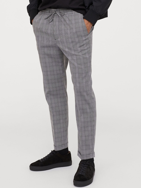 

H&M Men Black Joggers Slim Fit