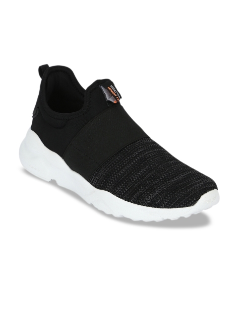 

Red Tape Men Black Textile Memory Foam Walking Shoes