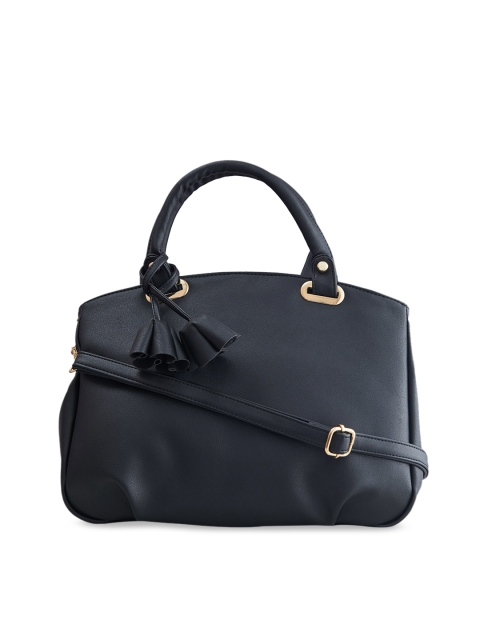 

LEGAL BRIBE Navy Blue Solid Handheld Bag