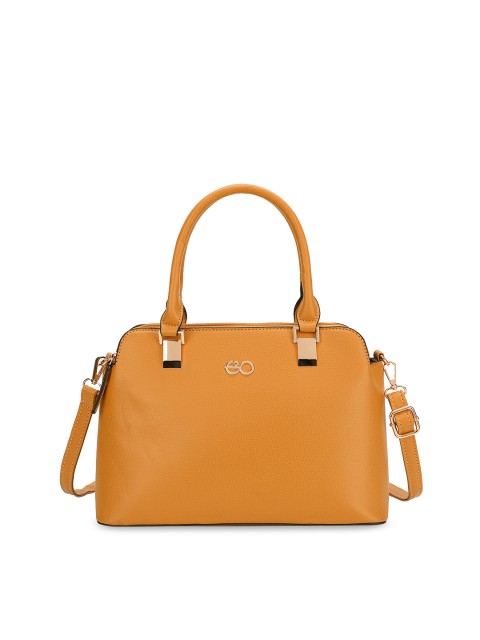 

E2O Mustard Yellow Solid Handheld Bag