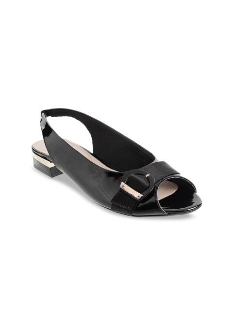 

Mochi Women Black Solid Block Heels
