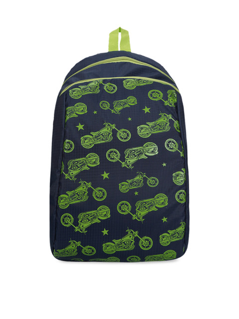 

Impulse Kids Blue & Green Printed Backpack 30L