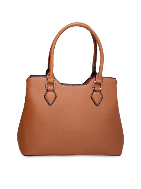 

Ladida Brown Solid Handheld Bag