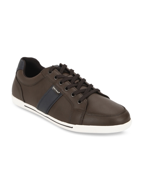 

Red Tape Men Coffee Brown & Blue Colourblocked Sneakers