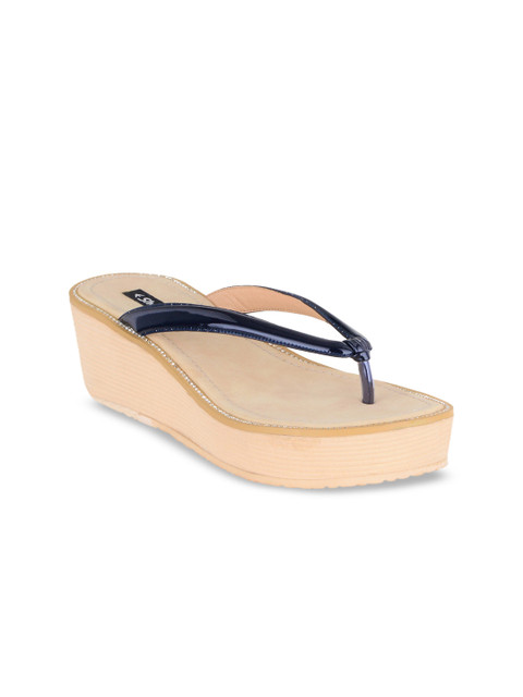 

Sherrif Shoes Women Navy Blue Solid Heels