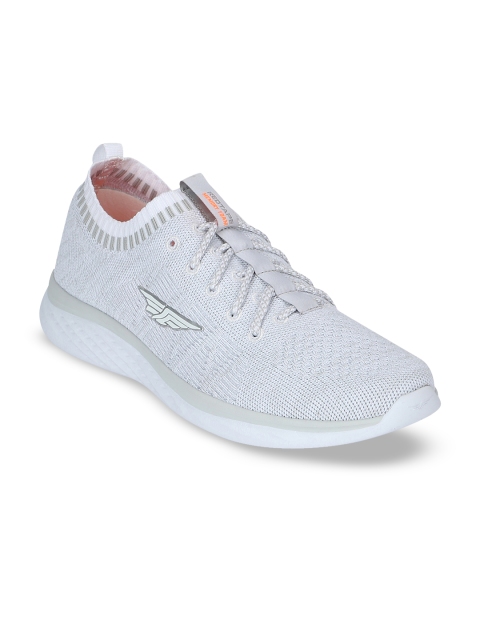 

Red Tape Men White Textile Memory Foam Walking Shoes