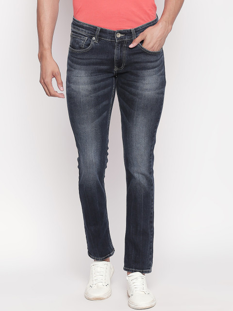 

SPYKAR Men Blue Skinny Fit Low-Rise Clean Look Jeans