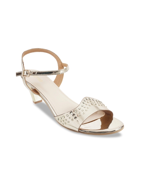 

Metro Women Gold-Toned Embellished Heels