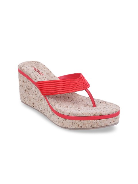 

Metro Women Red Solid Heels