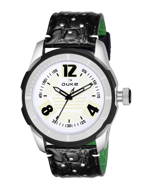 

Duke Men White Analogue Watch DK506RM01S