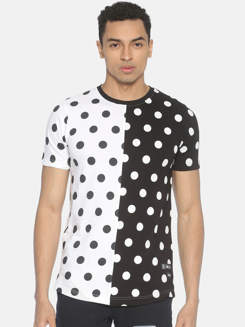 

KULTPRIT Men White Printed Round Neck T-shirt