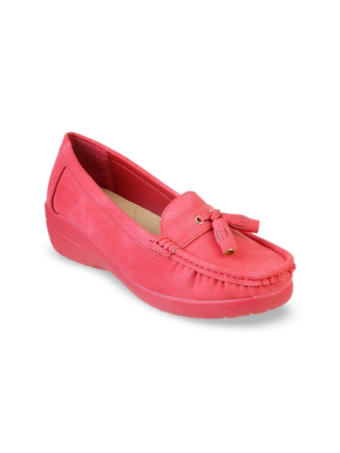 

Mochi Women Red Solid Pumps